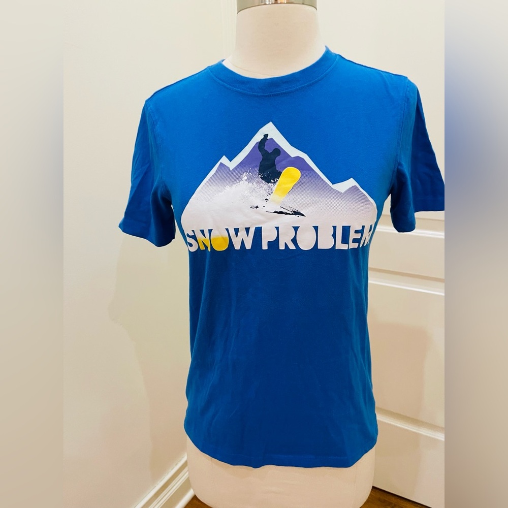 GAP Kids Blue and Yellow T-Shirt